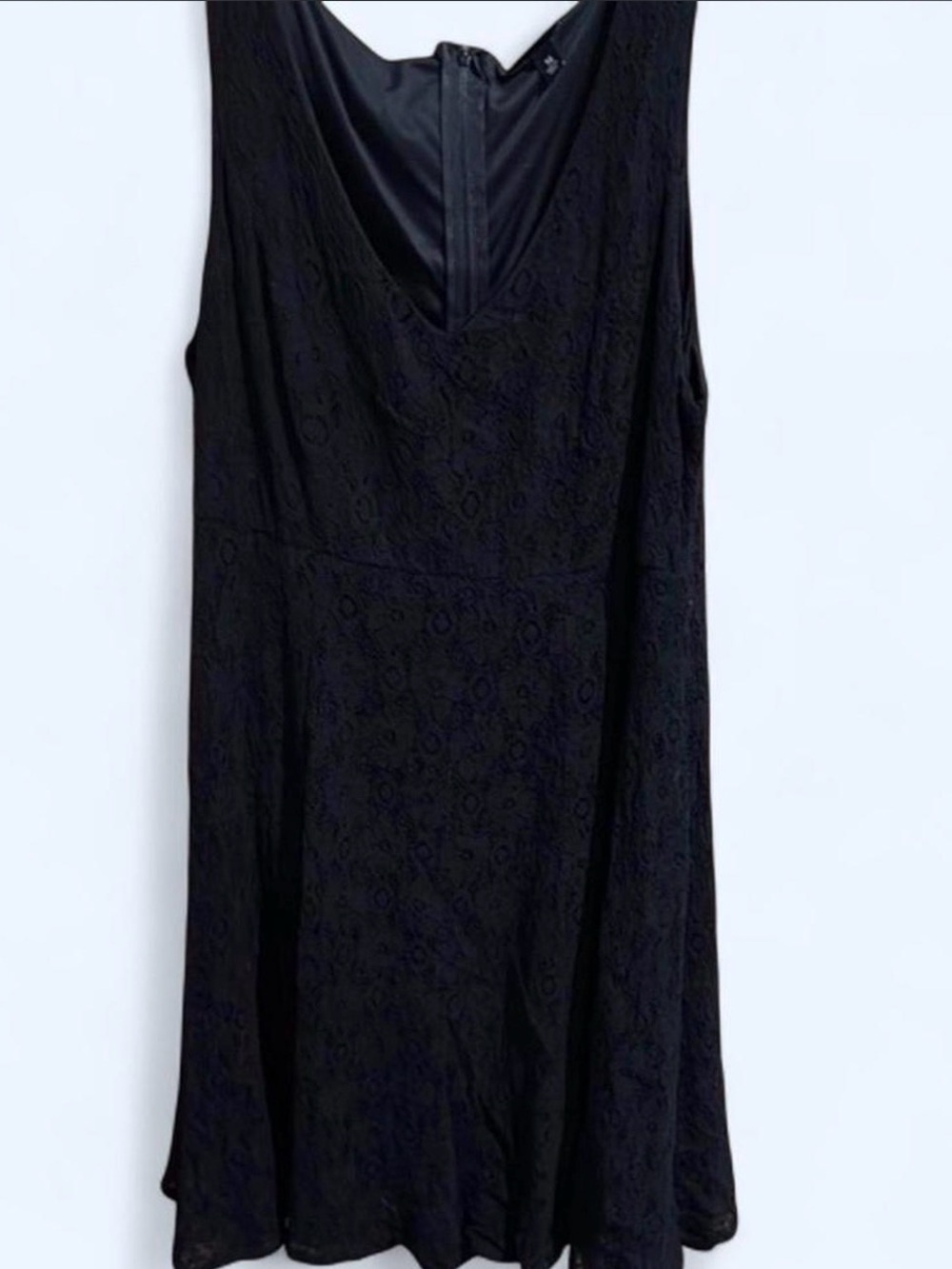 Torrid Black Sleeveless V-Neck A-Line Dress